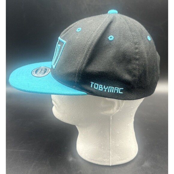 Toby Mac The Classics Christian Music Snapback Hat Cap Turquoise & Black NWT - Picture 6 of 8